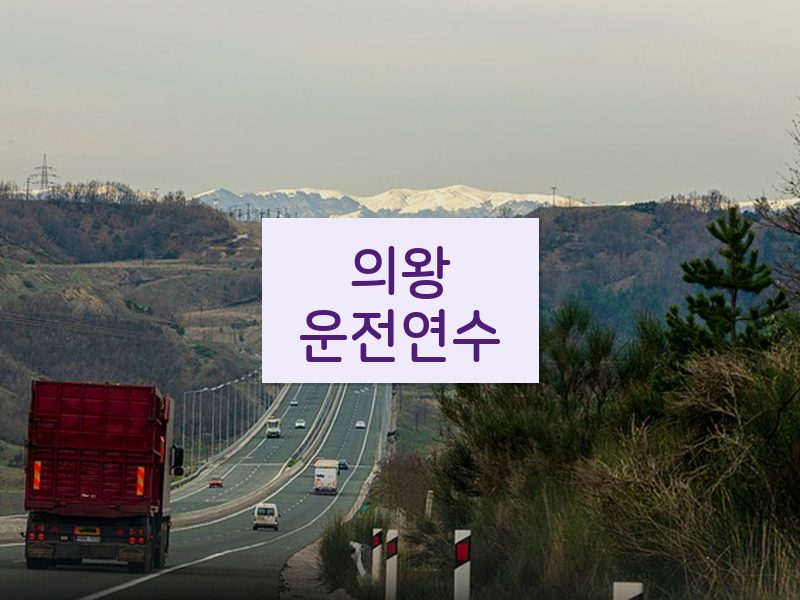 의왕운전연수 후기