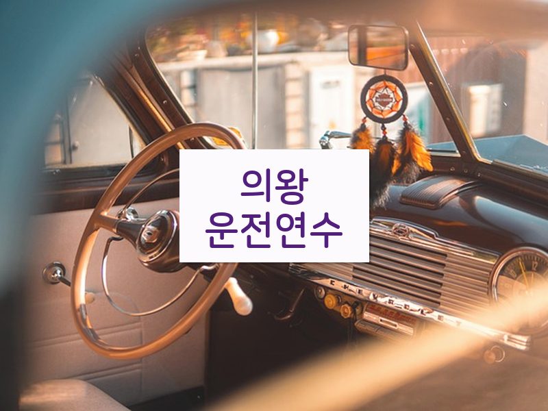 의왕운전연수 후기