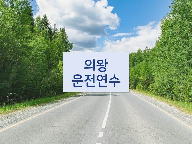 의왕운전연수 후기