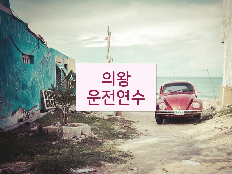 의왕운전연수 후기