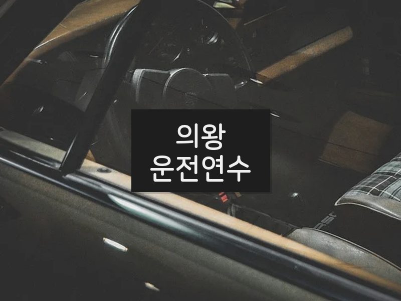 의왕운전연수 후기