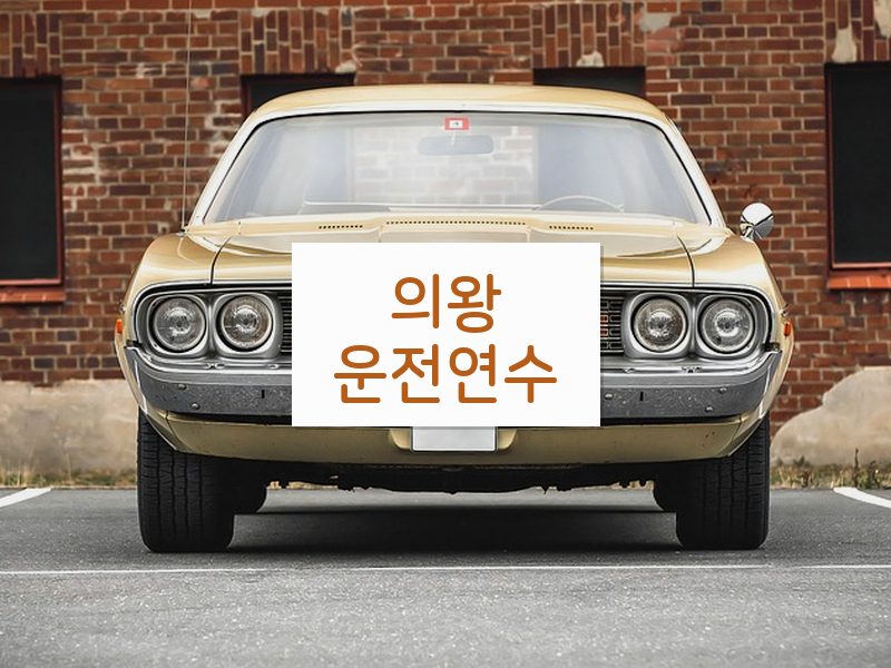 의왕운전연수 후기