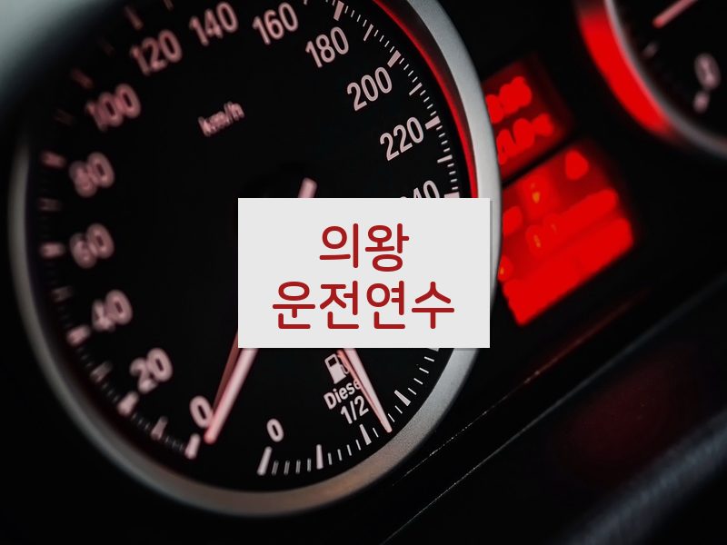 의왕운전연수 후기