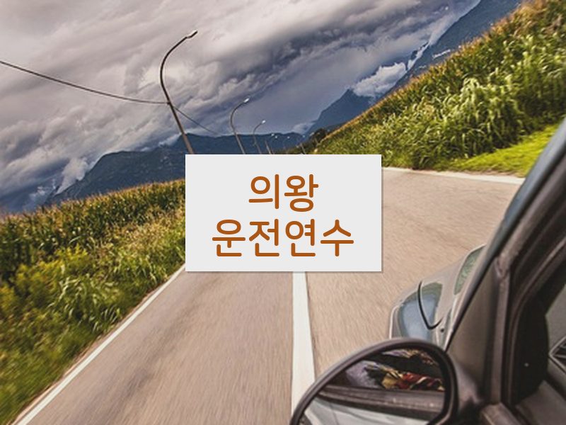 의왕운전연수 후기