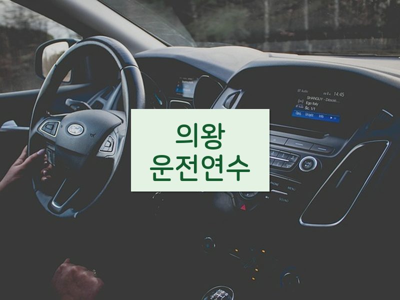 의왕운전연수 후기