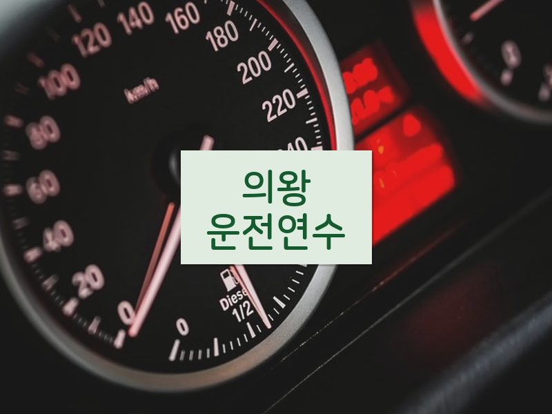 의왕운전연수 후기