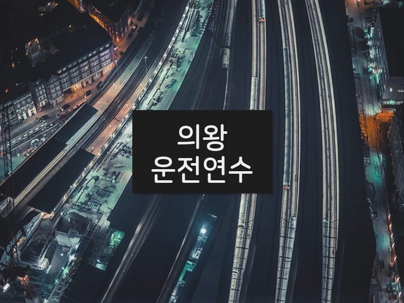 의왕운전연수 후기