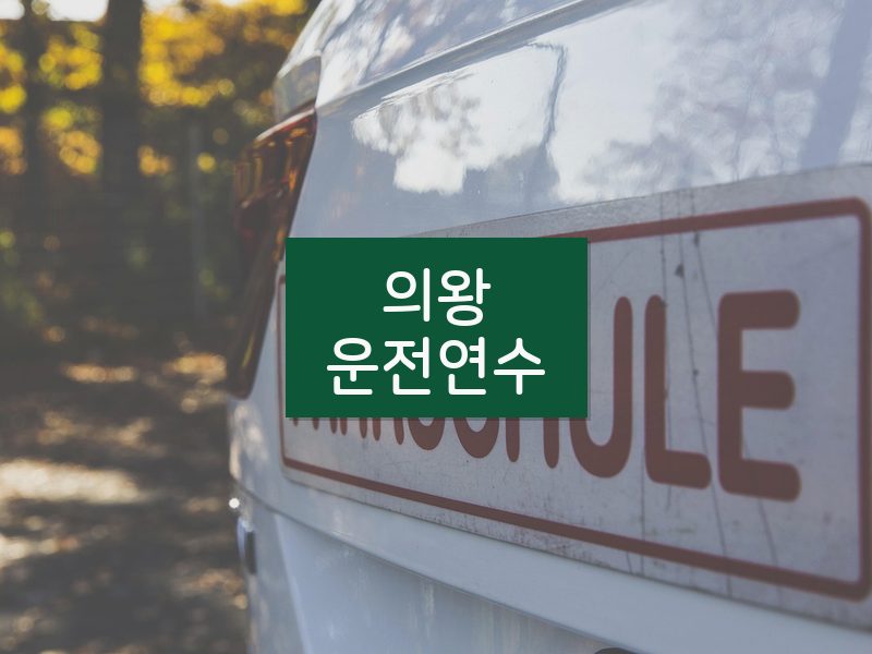 의왕운전연수 후기
