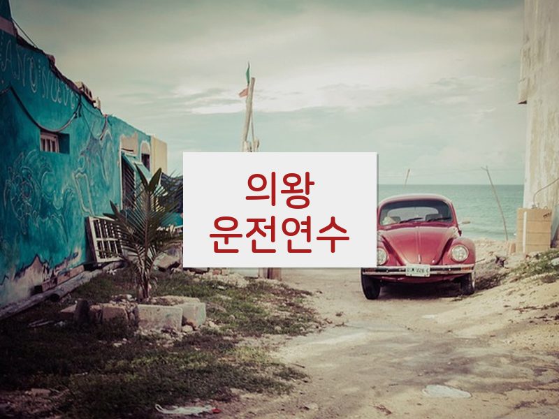 의왕운전연수 후기