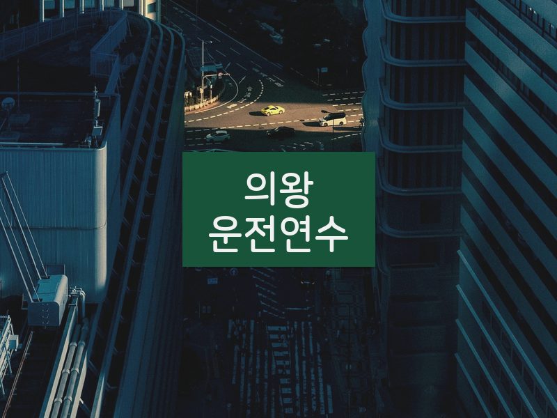 의왕운전연수 후기