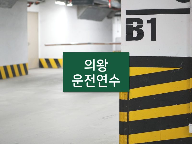 의왕운전연수 후기