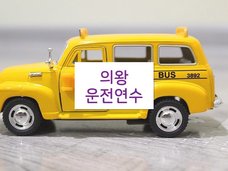 의왕운전연수 후기