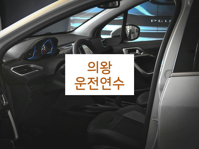 의왕운전연수 후기