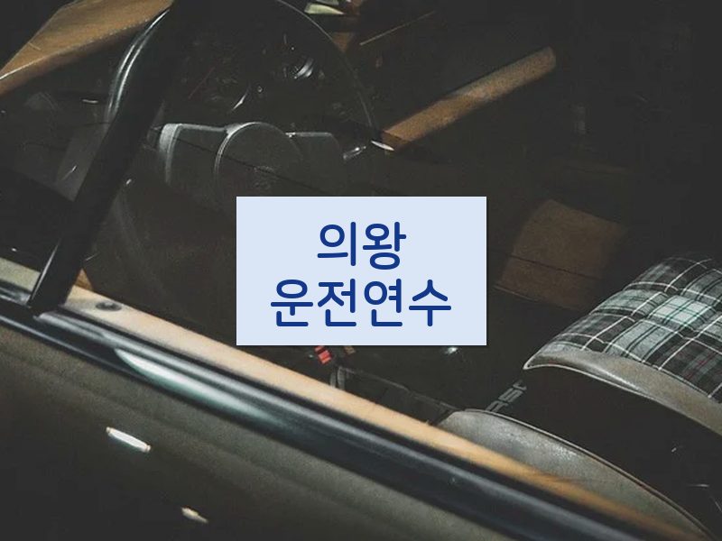 의왕운전연수 후기