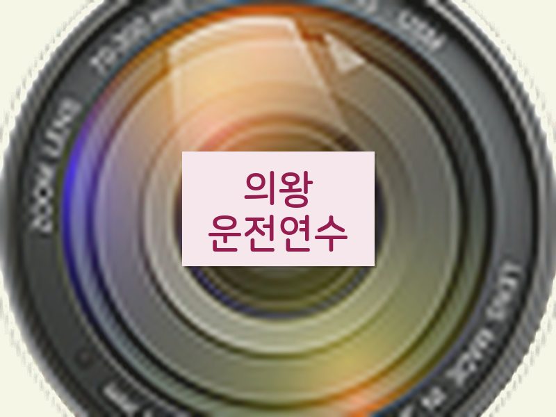 의왕운전연수 후기