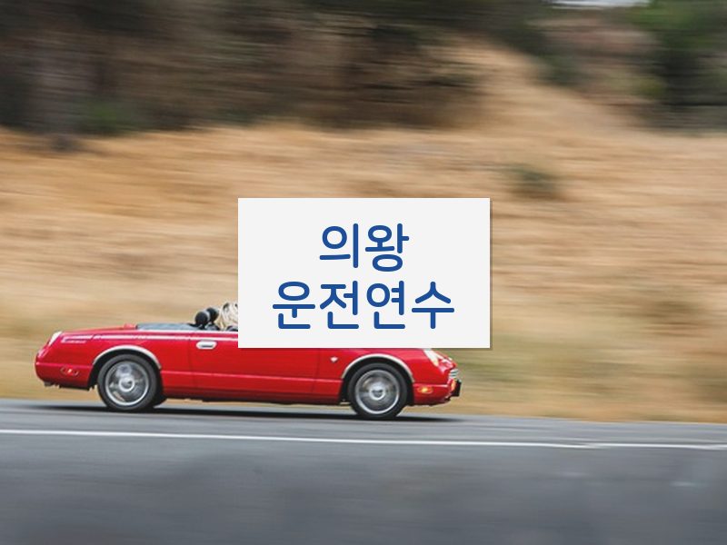 의왕운전연수 후기