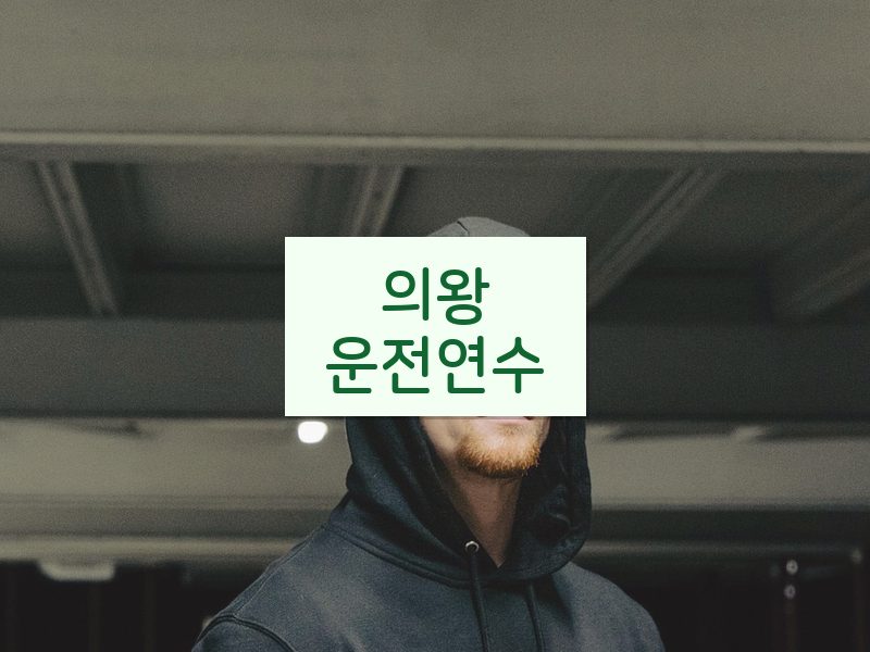 의왕운전연수 후기