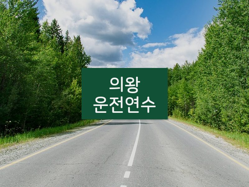 의왕운전연수 후기