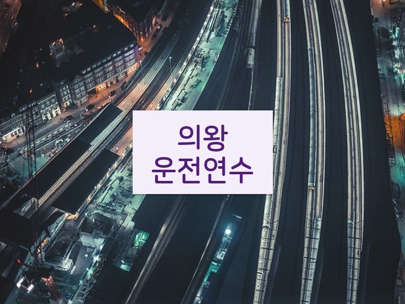 의왕운전연수 후기