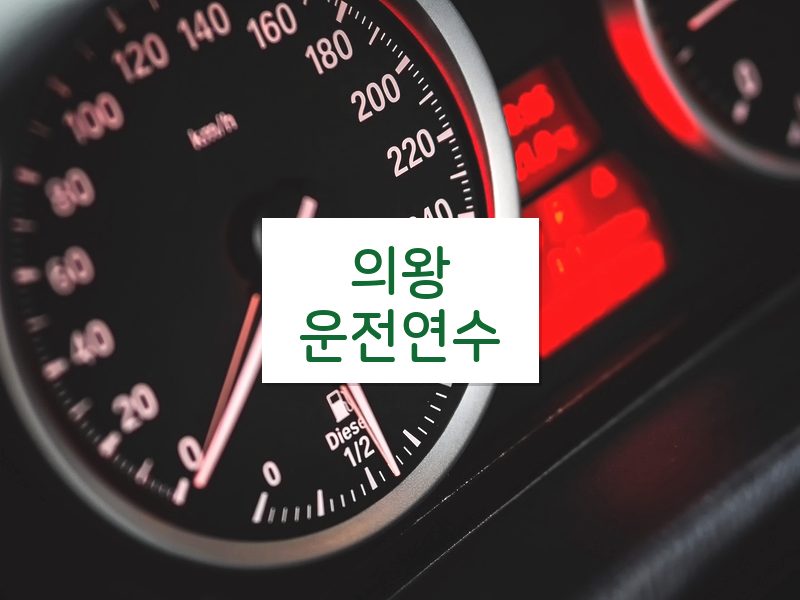 의왕운전연수 후기