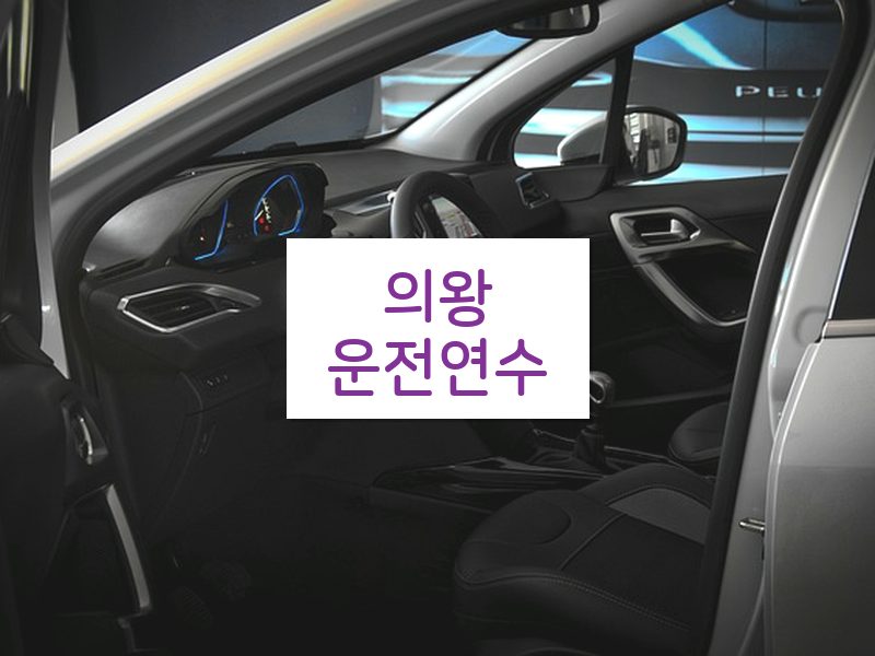 의왕운전연수 후기