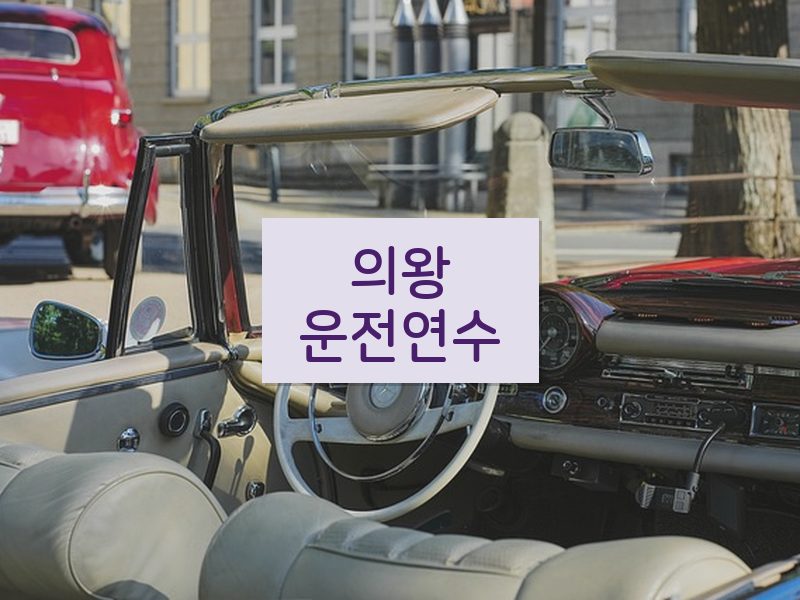 의왕운전연수 후기