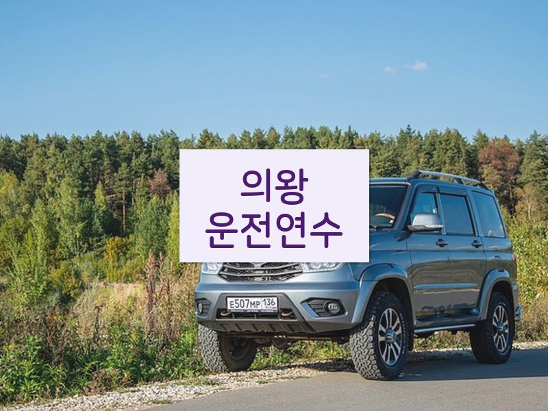 의왕운전연수 후기