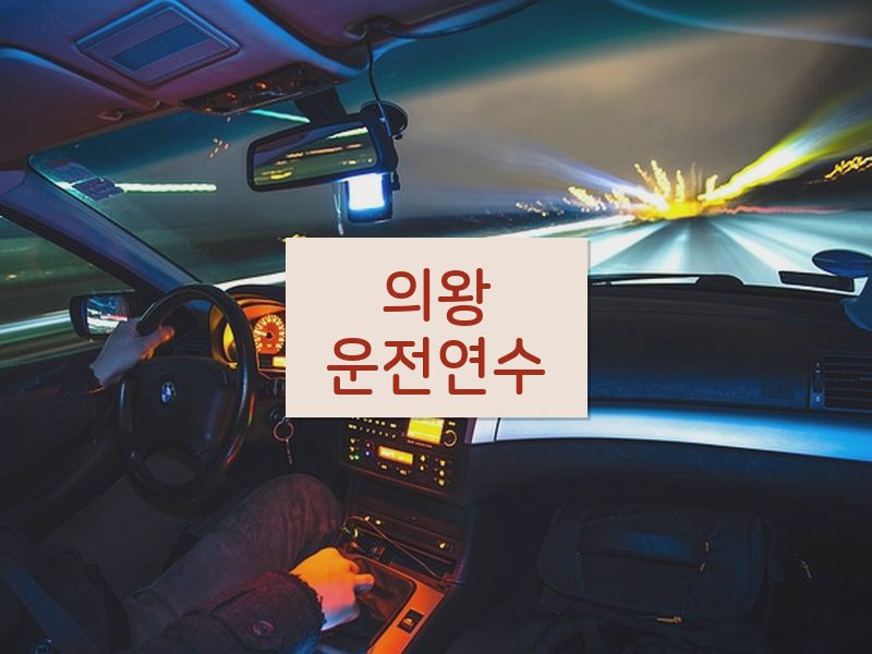 의왕운전연수 후기