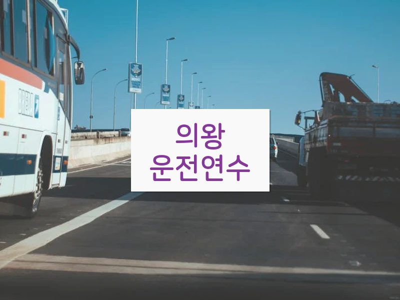 의왕운전연수 후기