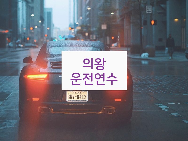 의왕운전연수 후기