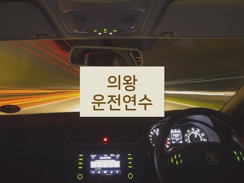 의왕운전연수 후기