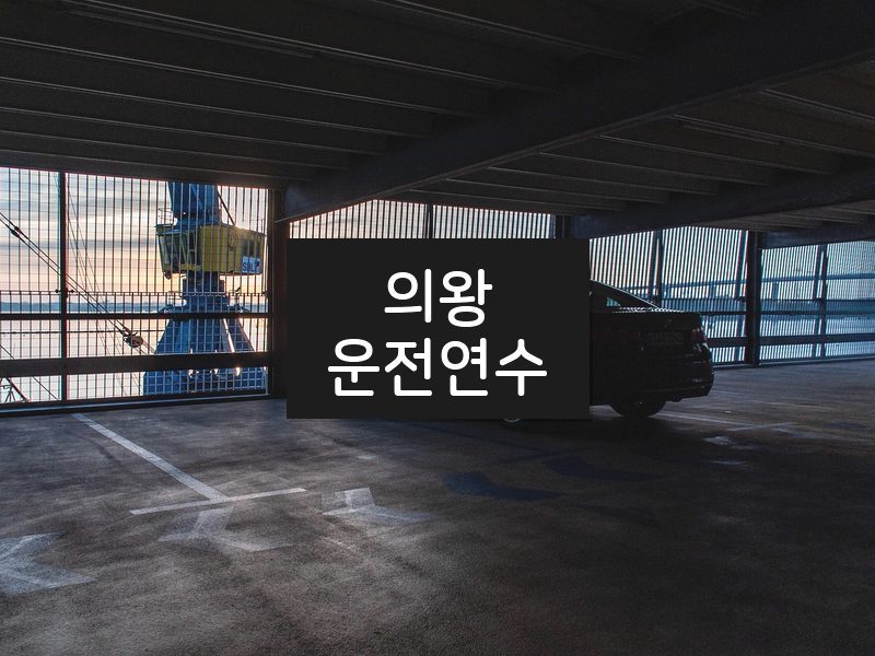 의왕운전연수 후기