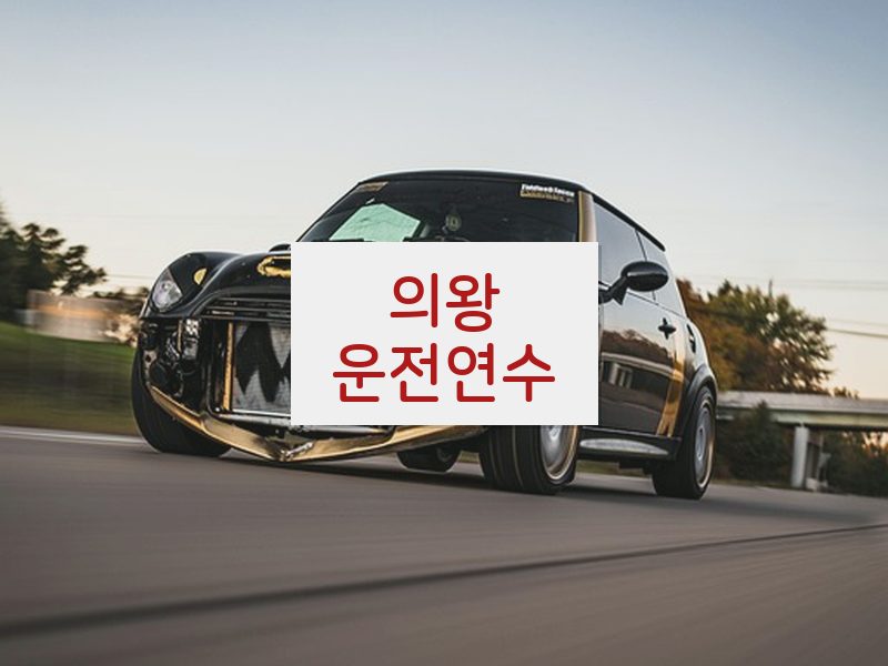 의왕운전연수 후기