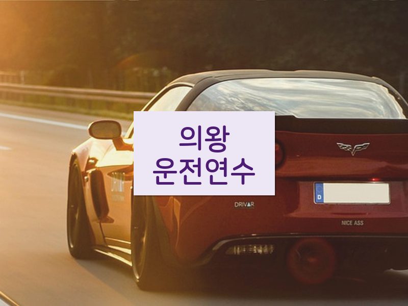 의왕운전연수 후기