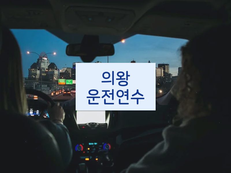 의왕운전연수 후기
