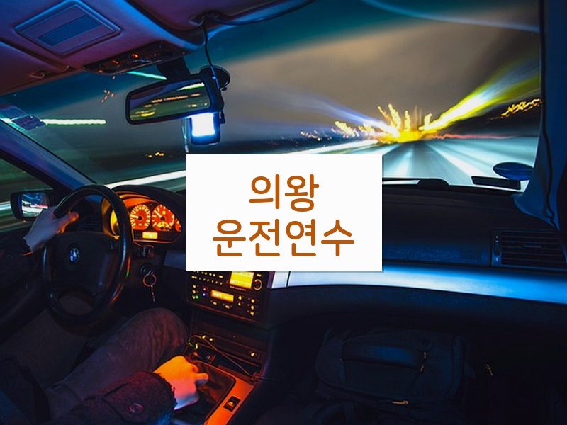 의왕운전연수 후기