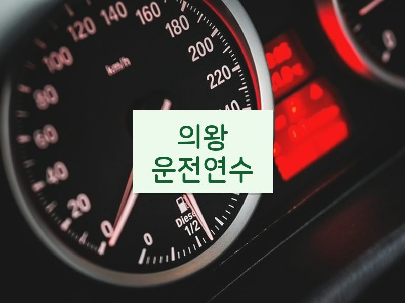 의왕운전연수 후기