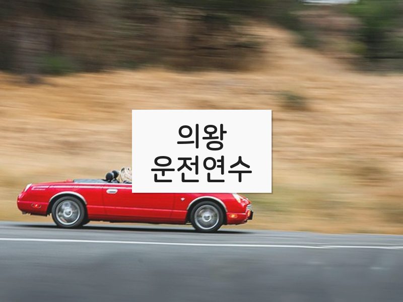 의왕운전연수 후기