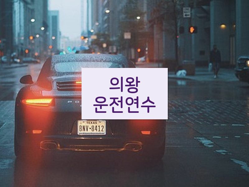 의왕운전연수 후기