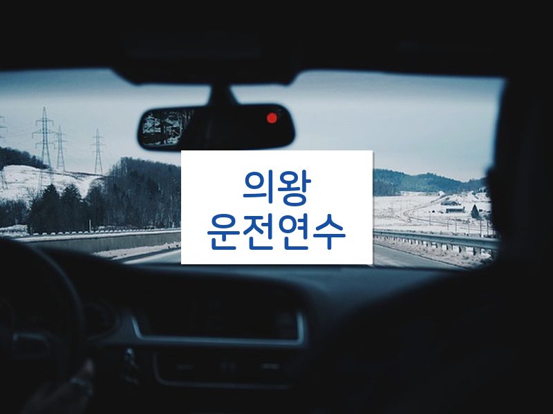 의왕운전연수 후기