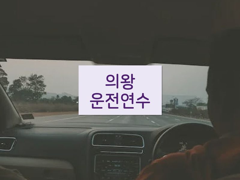 의왕운전연수 후기