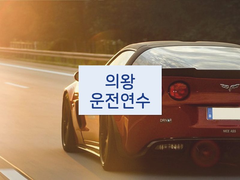 의왕운전연수 후기