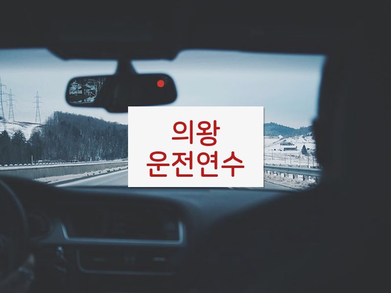 의왕운전연수 후기