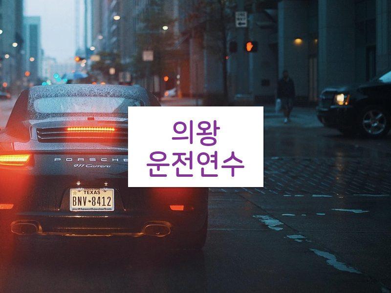 의왕운전연수 후기