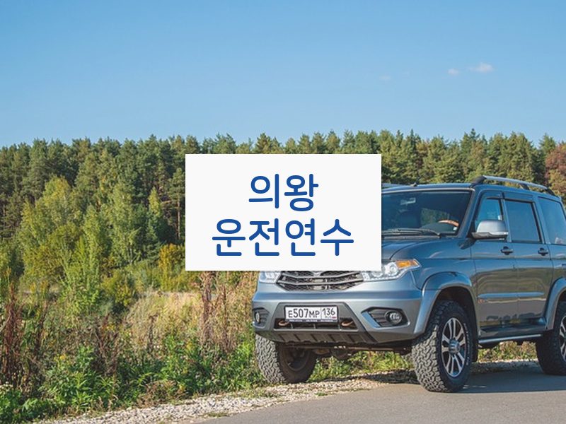 의왕운전연수 후기
