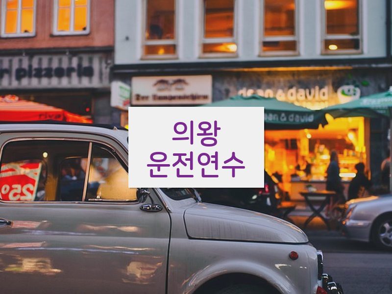 의왕운전연수 후기