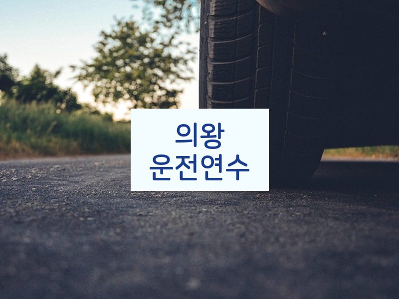 의왕운전연수 후기