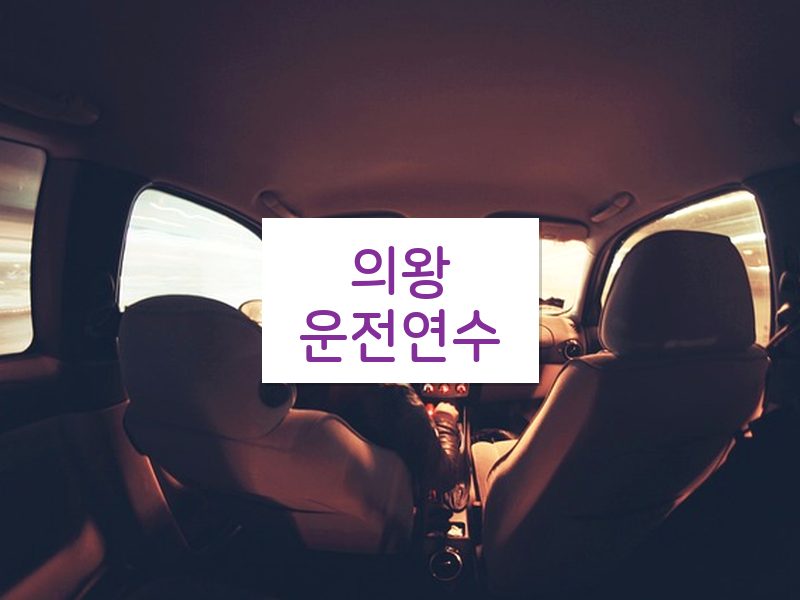 의왕운전연수 후기