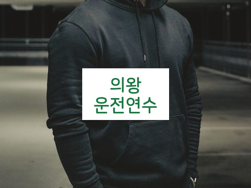 의왕운전연수 후기