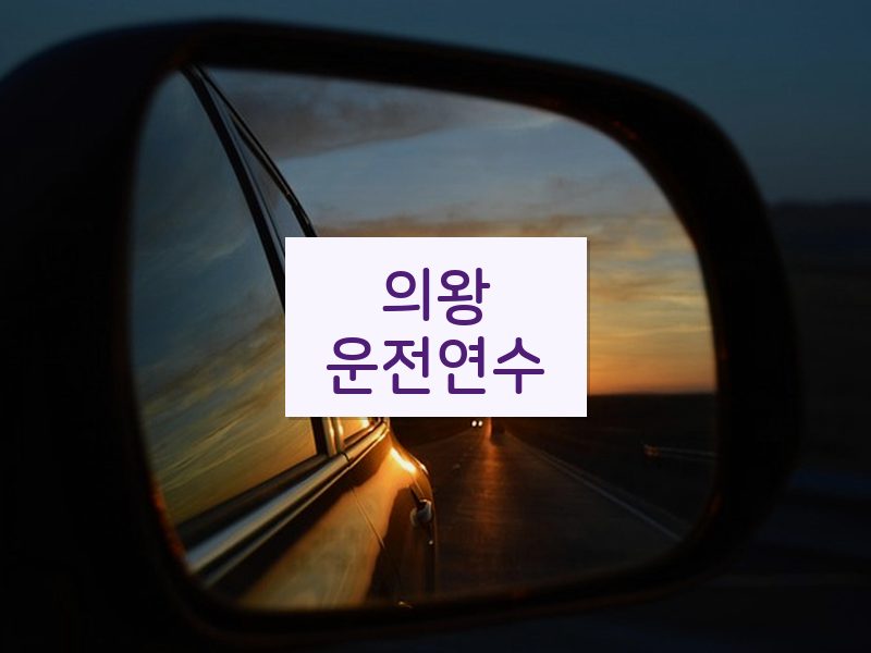의왕운전연수 후기